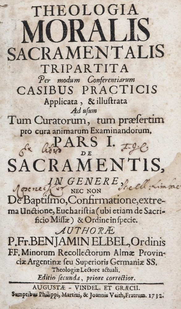 Große Abbildung Nr.2: 136-108 Elbel,B.: (Alte Drucke, Handschriften und Theologie)