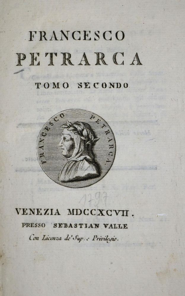 Große Abbildung Nr.1: 136-1110 Petrarca,F.: (Literatur und illustrierte Bücher bis 19.Jahrhundert)
