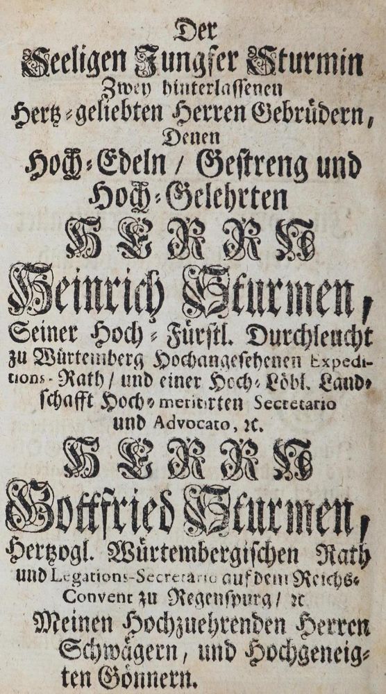 Große Abbildung Nr.1: 136-1122 (Rieger, G.K.).: (Literatur und illustrierte Bücher bis 19.Jahrhundert)