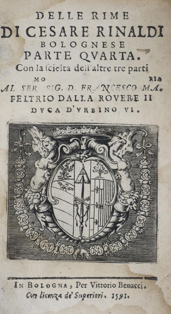 Große Abbildung Nr.1: 136-1123 Rinaldi,C.: (Literatur und illustrierte Bücher bis 19.Jahrhundert)