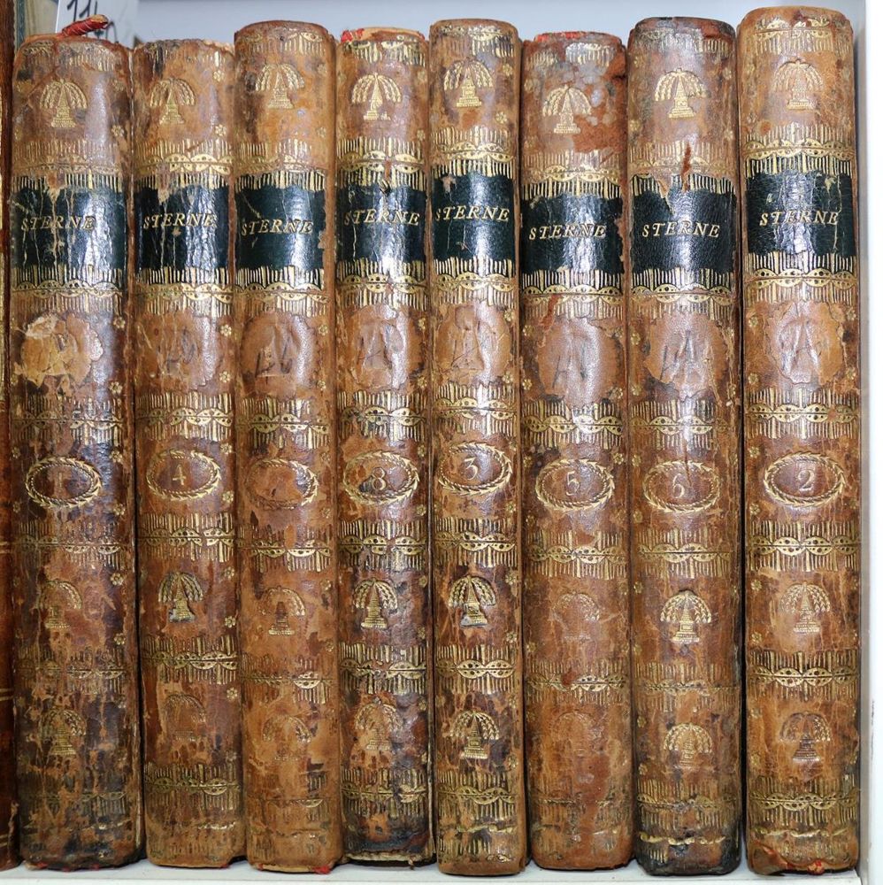Große Abbildung Nr.3: 136-1140 Sterne,L.: (Literatur und illustrierte Bücher bis 19.Jahrhundert)
