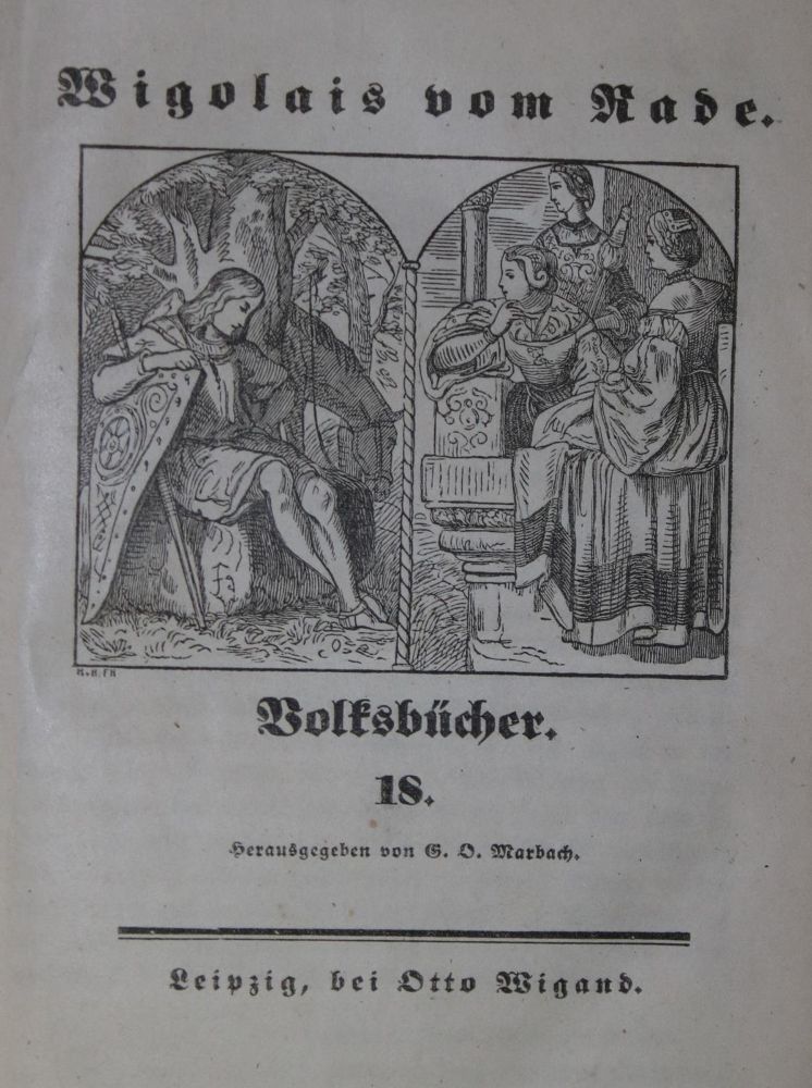 Große Abbildung Nr.1: 136-1154 Marbach,G.O. (Hrsg.).: (Volksbücher)