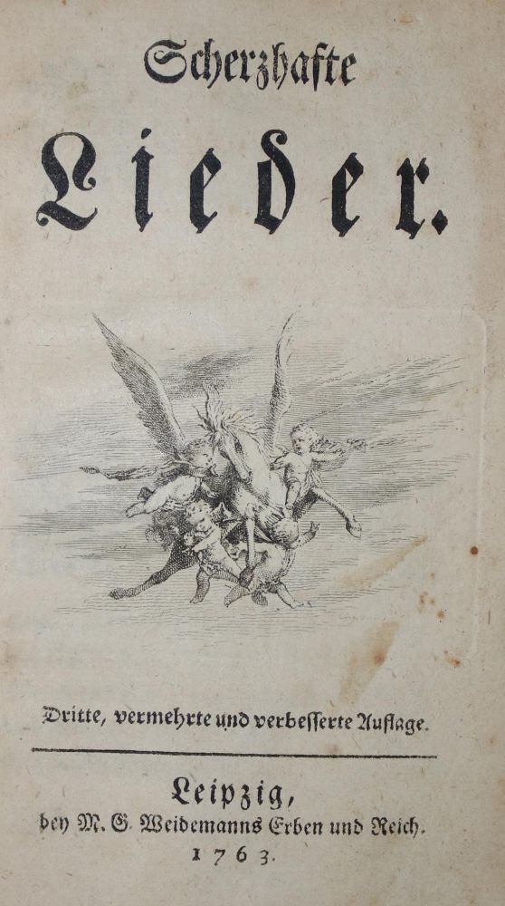 Große Abbildung Nr.1: 136-1159 (Weiße,C.F.).: (Literatur und illustrierte Bücher bis 19.Jahrhundert)
