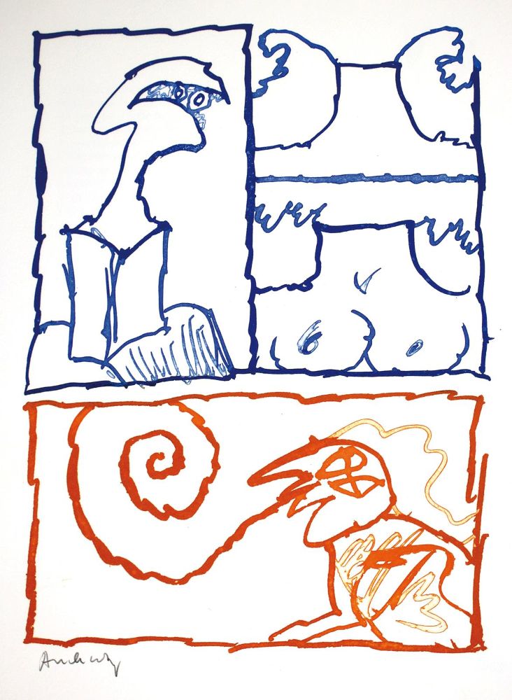 Große Abbildung Nr.3: 136-1167 Butor,M.: (Alechinsky)