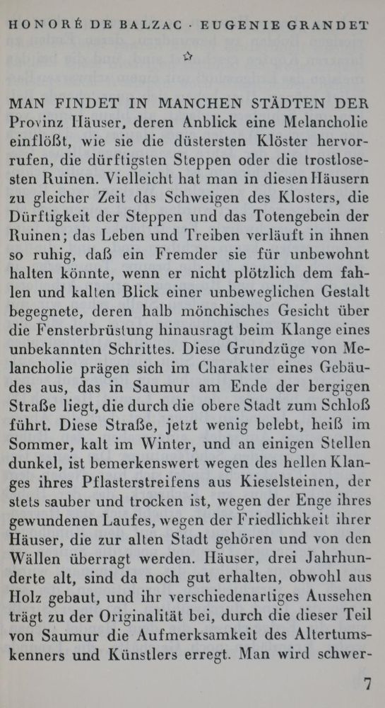 Große Abbildung Nr.1: 136-1174 Balzac,H.: (Literatur und illustrierte Bücher 20.Jahrhundert - Alte Literatur in modernen Ausgaben)