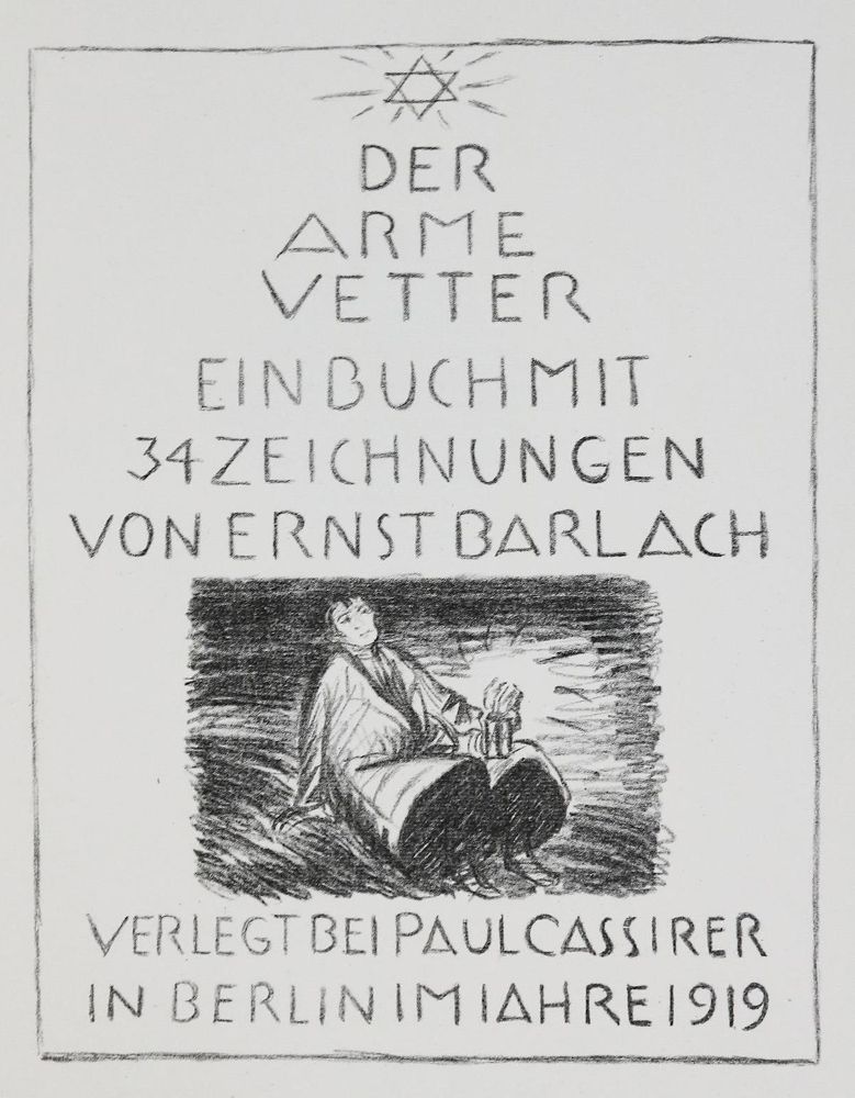 Große Abbildung Nr.2: 136-1176 Barlach,E.: (Literatur und illustrierte Bücher 20.Jahrhundert - Alte Literatur in modernen Ausgaben)
