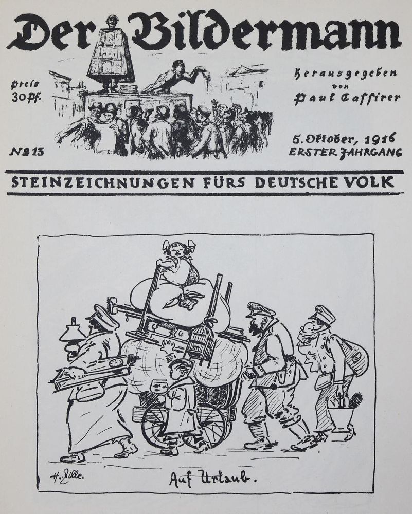 Große Abbildung Nr.1: 136-1184 Bildermann, Der.: (Literatur und illustrierte Bücher 20.Jahrhundert - Alte Literatur in modernen Ausgaben)