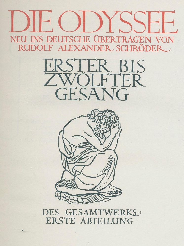 Große Abbildung Nr.1: 136-1203 Homer.: (Cranach-Presse)