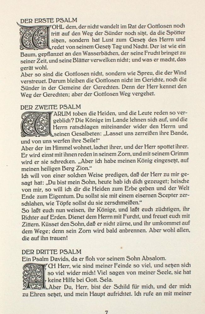 Große Abbildung Nr.2: 136-1228 Psalmen, Die.: (Ernst-Ludwig-Presse)