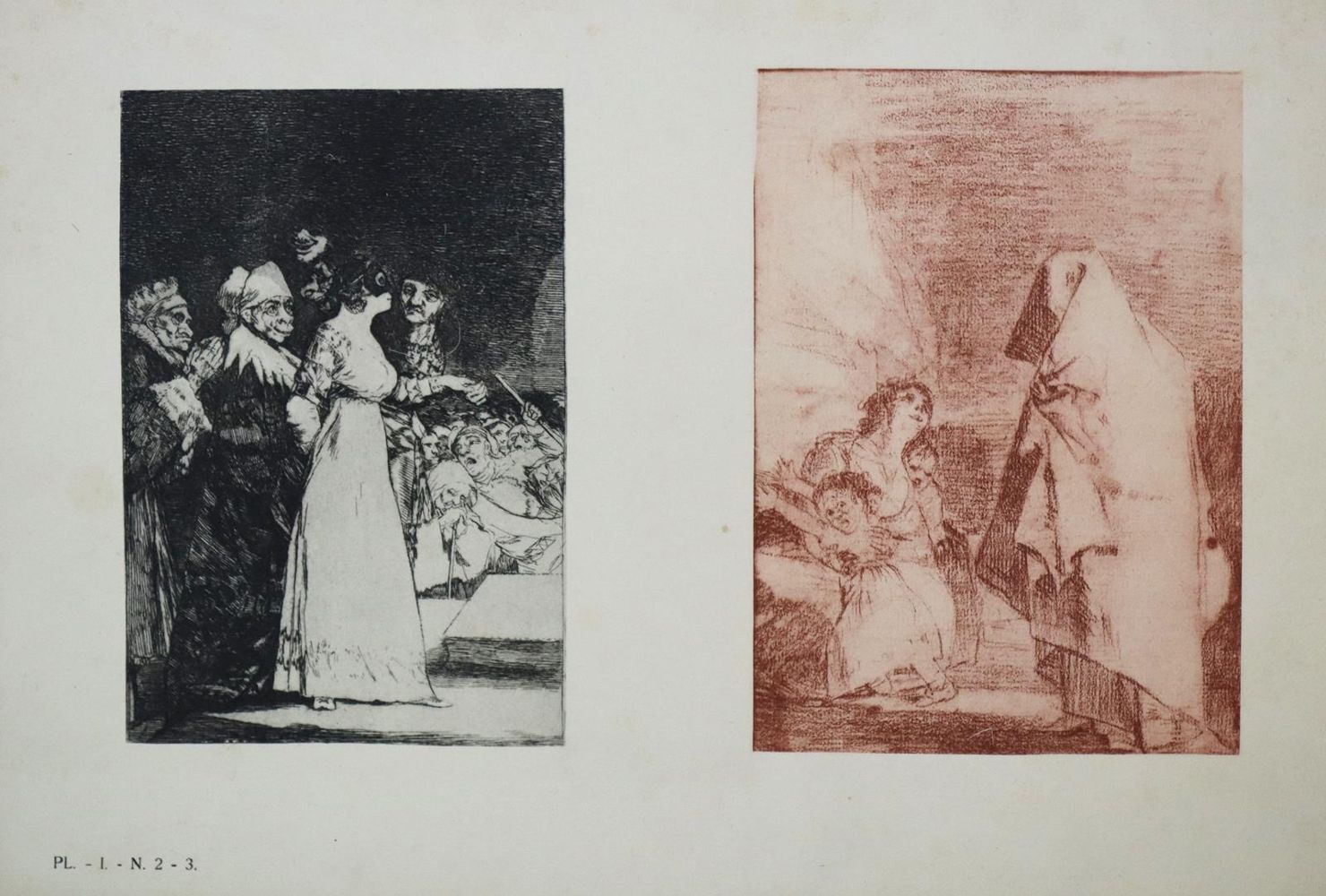 Große Abbildung Nr.1: 136-1246 Goya,F.de.: (Literatur und illustrierte Bücher 20.Jahrhundert - Alte Literatur in modernen Ausgaben)