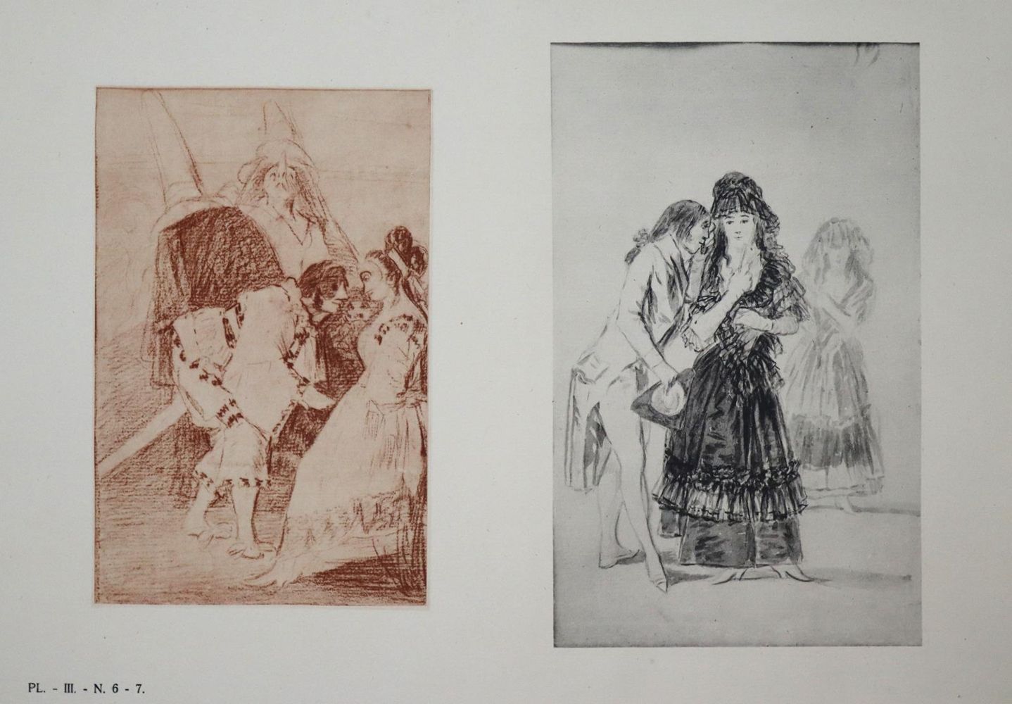 Große Abbildung Nr.3: 136-1246 Goya,F.de.: (Literatur und illustrierte Bücher 20.Jahrhundert - Alte Literatur in modernen Ausgaben)