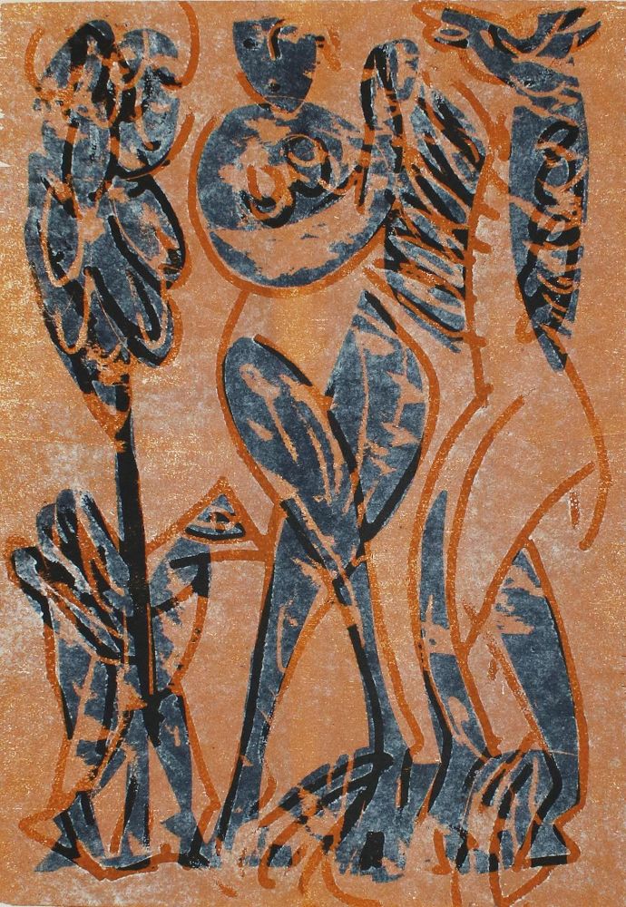 Große Abbildung Nr.4: 136-1251 Grieshaber,HAP.: (Literatur und illustrierte Bücher 20.Jahrhundert - Alte Literatur in modernen Ausgaben)
