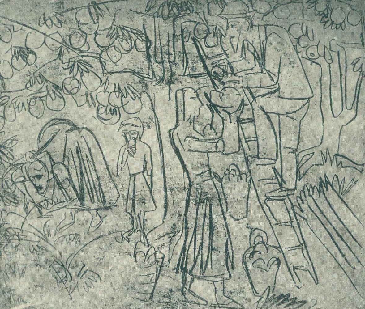 Große Abbildung Nr.6: 136-1278 Schiefler,G.: (Kirchner)