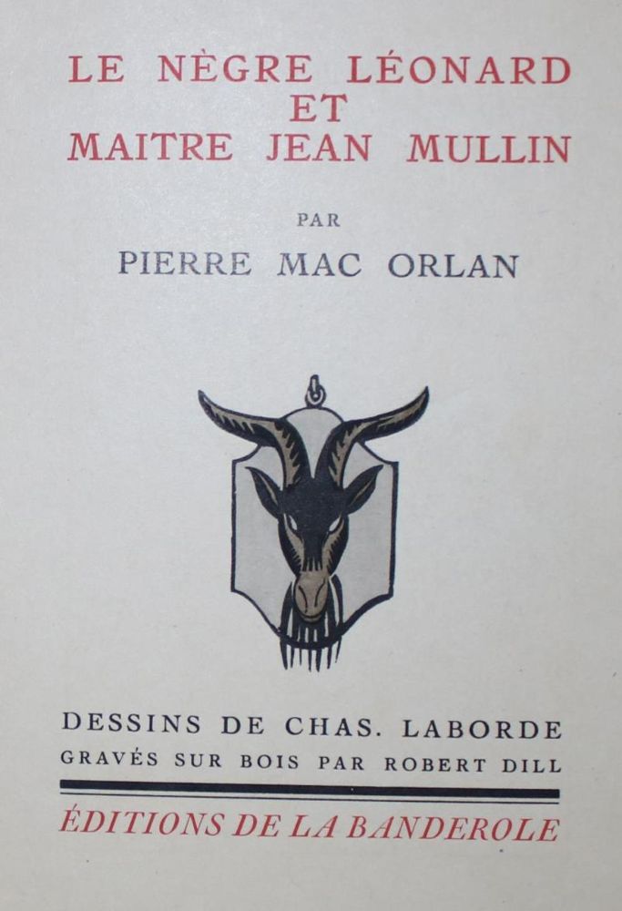 Große Abbildung Nr.1: 136-1296 Mac Orlan,P.: (Literatur und illustrierte Bücher 20.Jahrhundert - Alte Literatur in modernen Ausgaben)