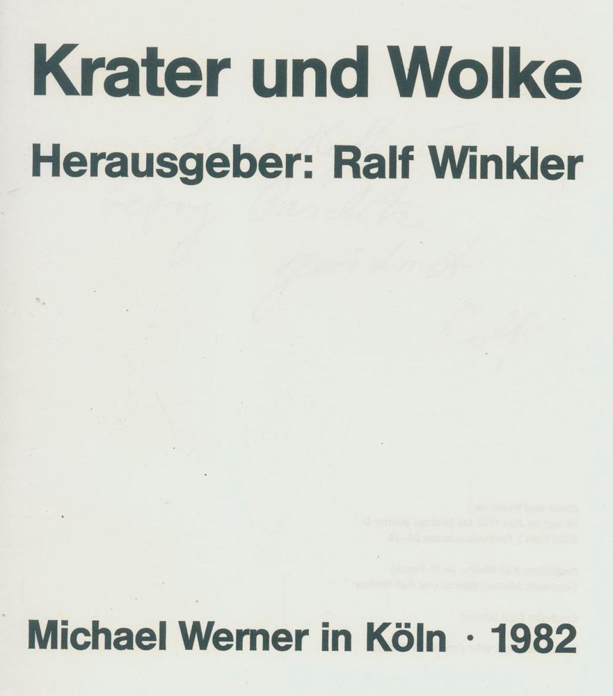 Große Abbildung Nr.1: 136-1326 Penck,A.R. (d.i. R.Winkler, Red.).: (Literatur und illustrierte Bücher 20.Jahrhundert - Alte Literatur in modernen Ausgaben)