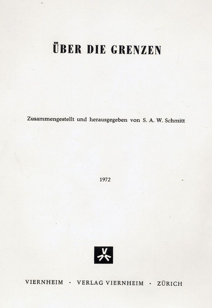 Große Abbildung Nr.2: 136-1357 Schmitt,S.A.W. (Hrsg.).: (Literatur und illustrierte Bücher 20.Jahrhundert - Alte Literatur in modernen Ausgaben)