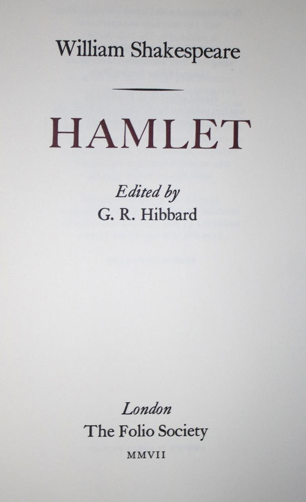 Große Abbildung Nr.1: 136-1359 Shakespeare,W.: (Literatur und illustrierte Bücher 20.Jahrhundert - Alte Literatur in modernen Ausgaben)