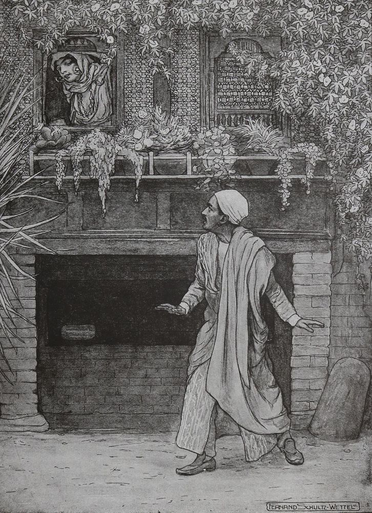 Große Abbildung Nr.1: 136-1370 Tausend und eine Nacht.: (Literatur und illustrierte Bücher 20.Jahrhundert - Alte Literatur in modernen Ausgaben)
