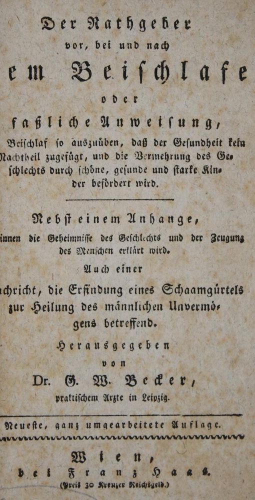 Große Abbildung Nr.1: 136-1444 Becker,G.W. (Hrsg.).: (Medizin)