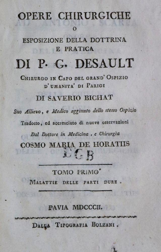 Große Abbildung Nr.2: 136-1457 Desault,P.J.: (Medizin)