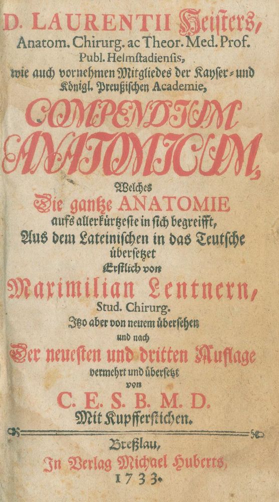 Große Abbildung Nr.1: 136-1466 Heister,L.: (Medizin)