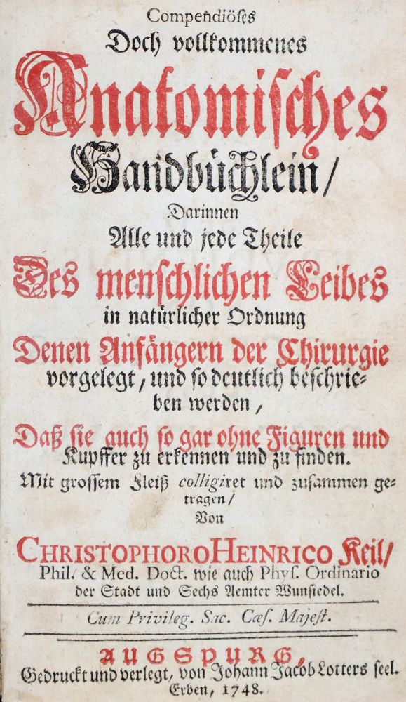 Große Abbildung Nr.3: 136-1474 Keil,C.H.: (Medizin)