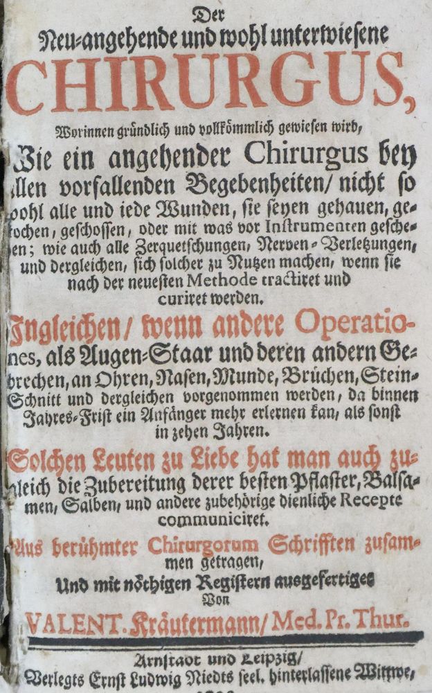 Große Abbildung Nr.2: 136-1476 Kräutermann,V. (d.i. C.v.Hellwig).: (Medizin)