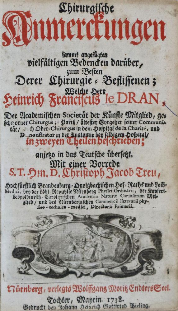 Große Abbildung Nr.2: 136-1480 Le Dran,H.F.: (Medizin)