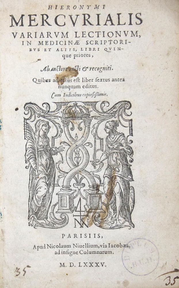 Große Abbildung Nr.1: 136-1487 Mercurialis,H.: (Medizin)