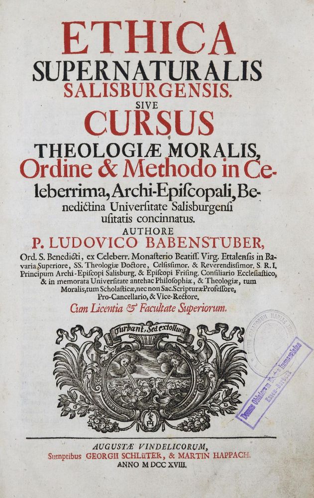 Große Abbildung Nr.1: 136-15 Babenstuber,L.: (Alte Drucke, Handschriften und Theologie)