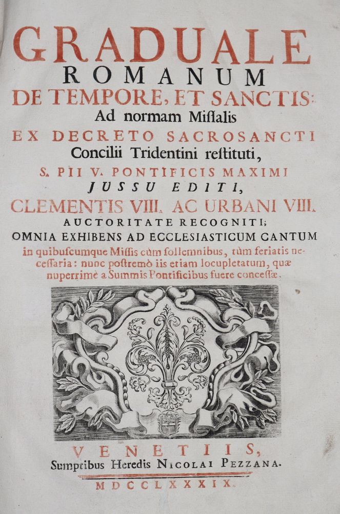 Große Abbildung Nr.1: 136-150 Graduale romanum: (Alte Drucke, Handschriften und Theologie)
