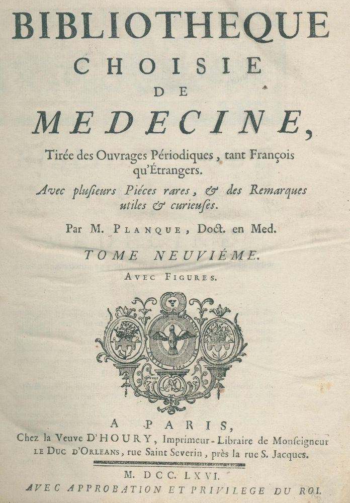 Große Abbildung Nr.1: 136-1503 Planque,F.: (Medizin)
