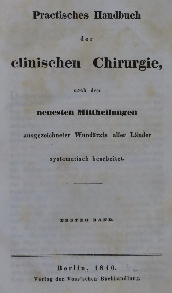 Große Abbildung Nr.1: 136-1504 Practisches Handbuch: (Medizin)