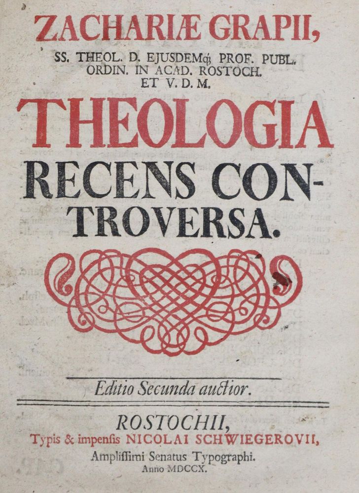 Große Abbildung Nr.1: 136-151 Grape,Z.: (Alte Drucke, Handschriften und Theologie)