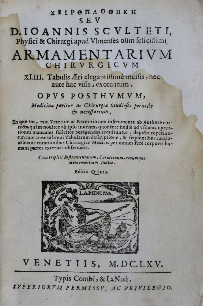 Große Abbildung Nr.2: 136-1522 Scultetus (Schultes),J.: (Medizin)