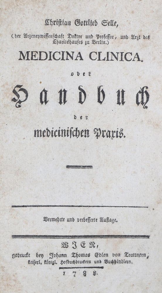 Große Abbildung Nr.2: 136-1523 Selle,C.G.: (Medizin)
