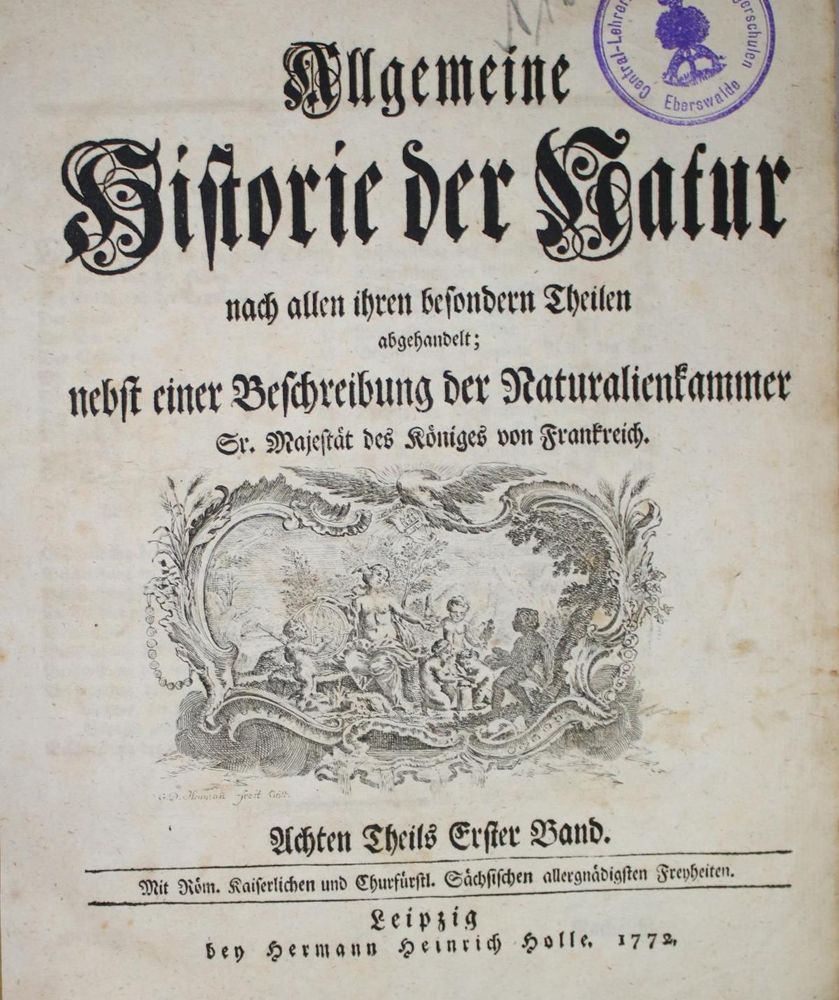 Große Abbildung Nr.1: 136-1536 (Buffon,G.L.L.).: (Zoologie)