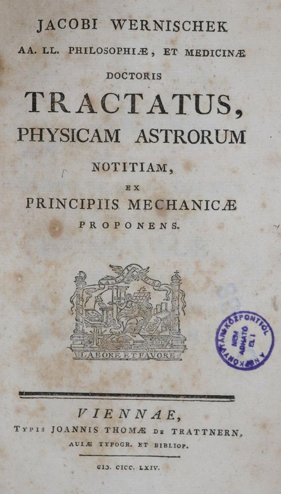 Große Abbildung Nr.1: 136-1595 Wernischek,J.: (Verschiedene Gebiete - Varia, Astronomie)