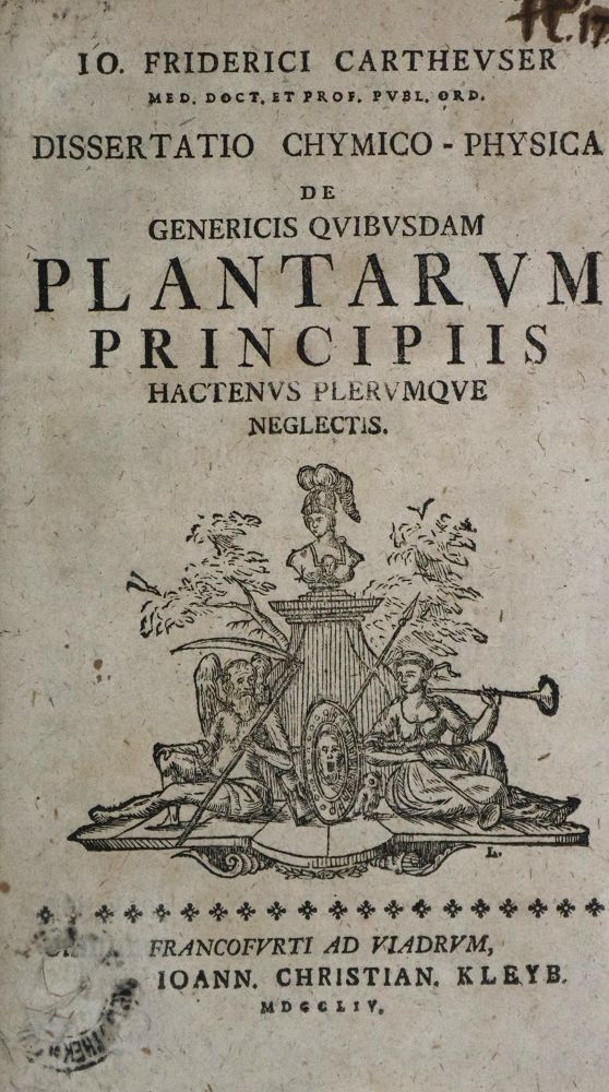 Große Abbildung Nr.1: 136-1614 Cartheuser,J.F.: (Verschiedene Gebiete - Varia)
