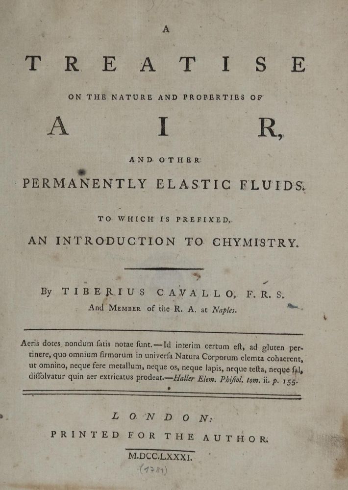 Große Abbildung Nr.1: 136-1615 Cavallo,T.: (Verschiedene Gebiete - Varia)