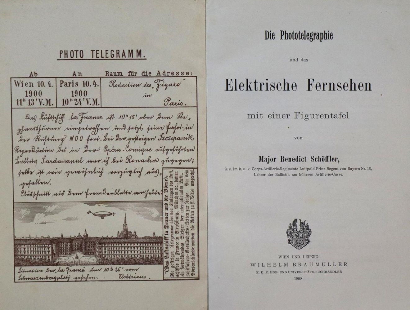 Große Abbildung Nr.2: 136-1631 Schöffler,B.: (Verschiedene Gebiete - Varia, Fernsehen)