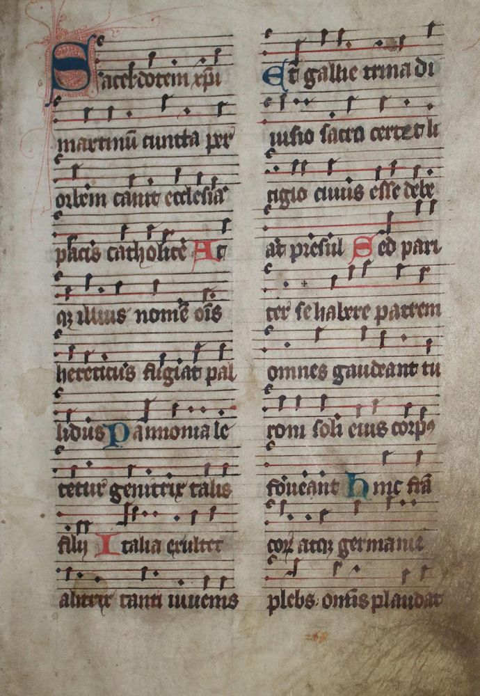 Große Abbildung Nr.1: 136-164 Graduale.: (Handschriften)