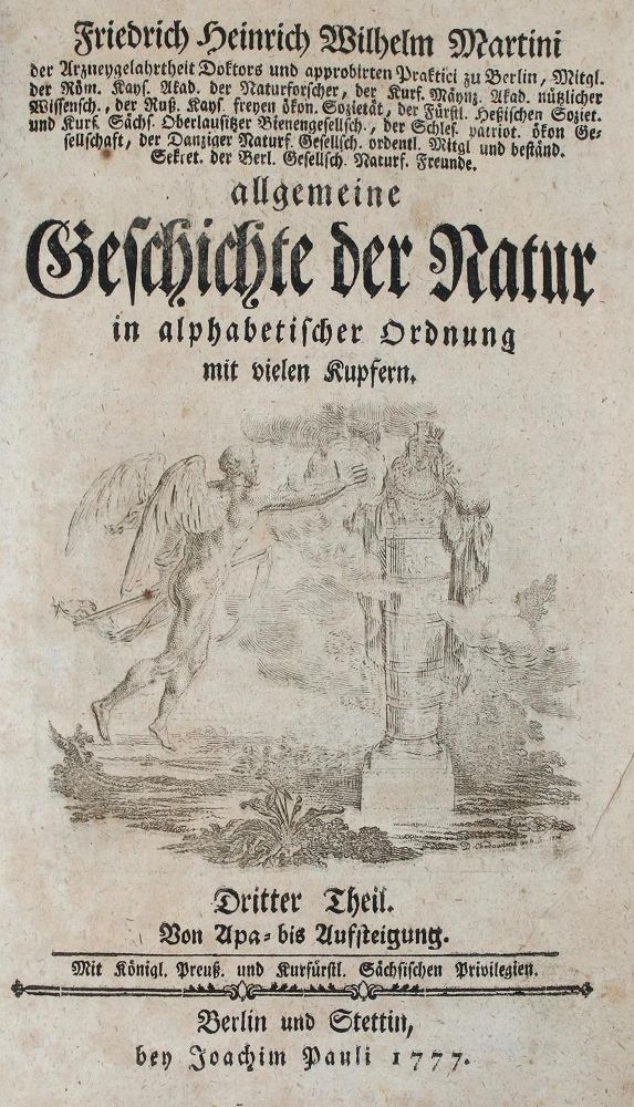 Große Abbildung Nr.1: 136-1656 Martini,F.H.W.: (Verschiedene Gebiete - Varia)