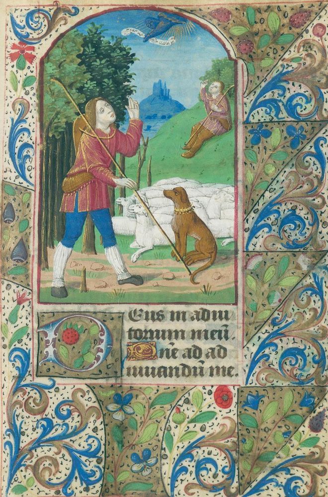 Große Abbildung Nr.6: 136-166 Horae Beatae Mariae Virginis. (Handschriften)