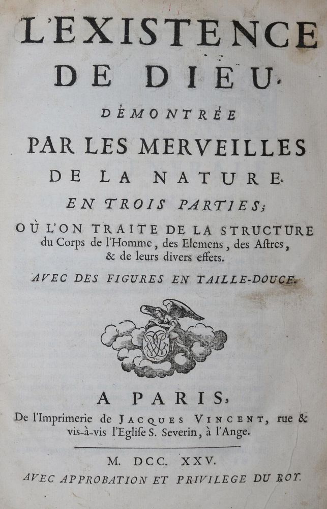 Große Abbildung Nr.1: 136-1689 (Nieuwentijt auch Nieuwentyt,B.).: (Verschiedene Gebiete - Varia)