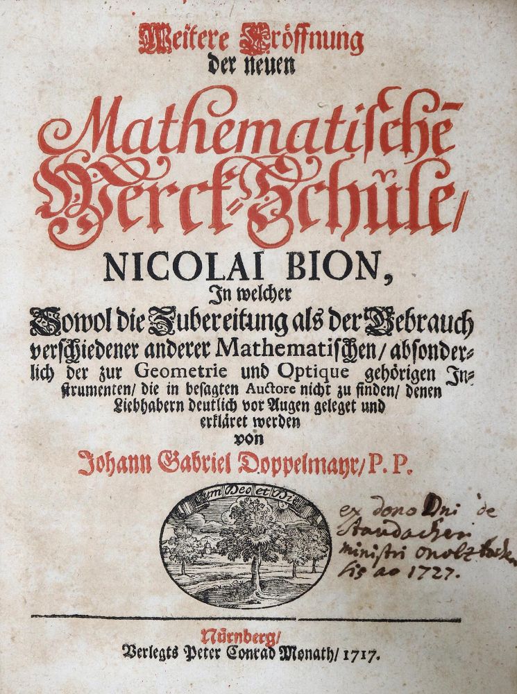 Große Abbildung Nr.2: 136-1690 Bion,N.: (Verschiedene Gebiete - Varia, Optik)