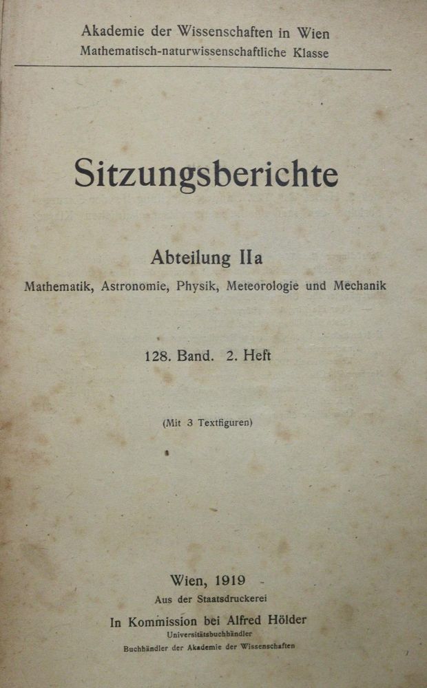 Große Abbildung Nr.1: 136-1701 Schrödinger,E.: (Verschiedene Gebiete - Varia, Physik)
