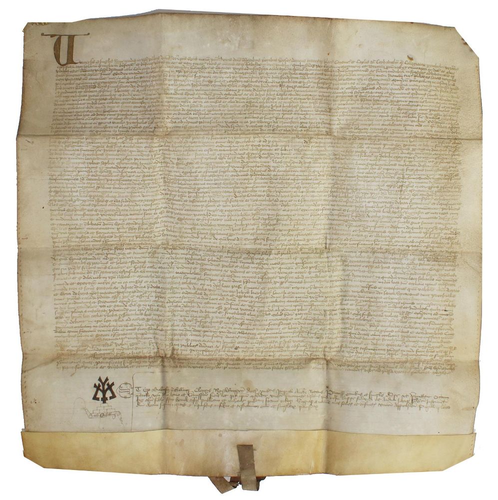 Große Abbildung Nr.1: 136-171 Notariatsinstrument,: (Handschriften, Minden)