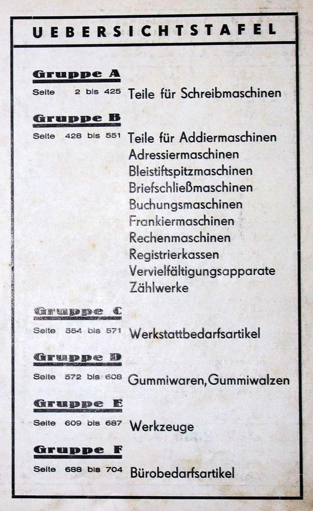 Große Abbildung Nr.1: 136-1711 Brüder Baumann, Berlin.: (Verschiedene Gebiete - Varia, Schreibmaschinen)