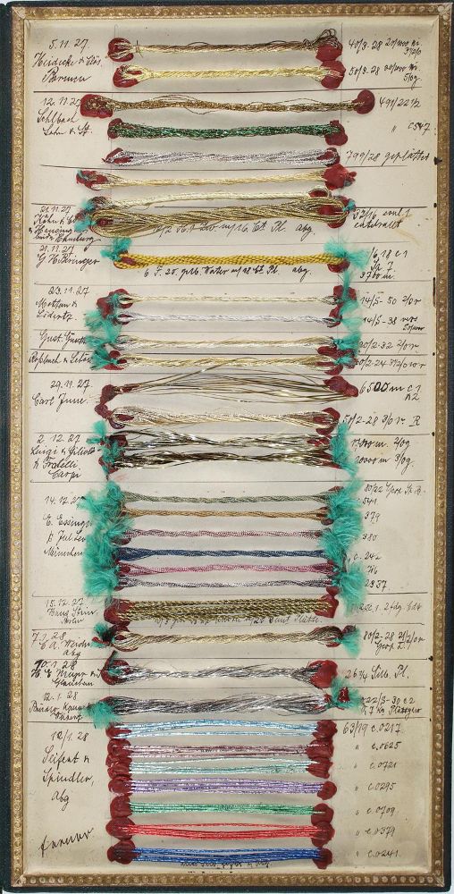 Große Abbildung Nr.1: 136-1720 Textil-Mustersammlung: (Verschiedene Gebiete - Varia, Textil)